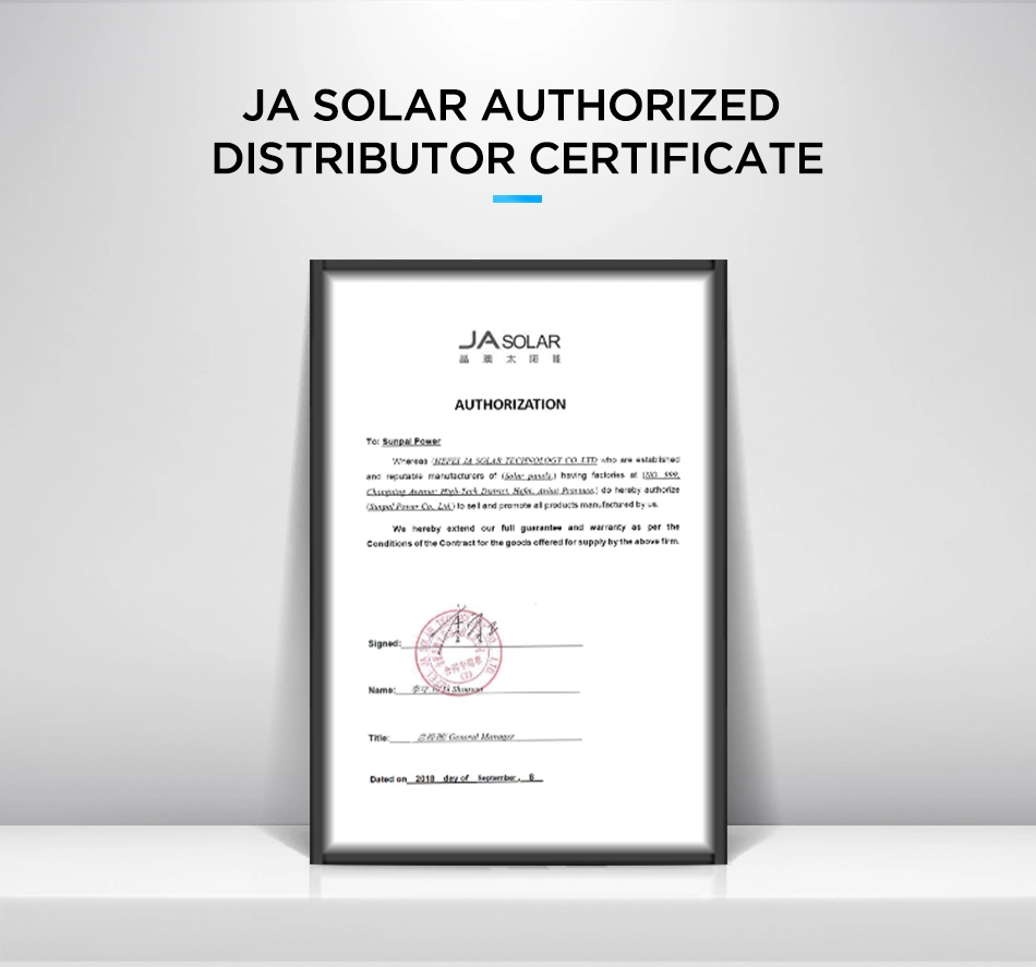 Good Quality Solar Panel Ja Solar 455W For Solar System