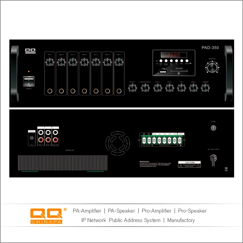 Lpa-280h 280W Limiter Function and Music Without Distortioin Class Ab Power Amplifier