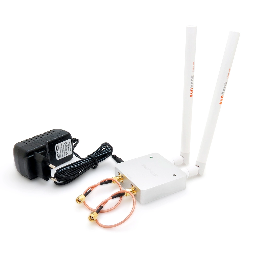 Wireless Repeater 2.4GHz Network Signal Amplifier Signal 2T2R Mino WiFi Booster with Dual Antenna