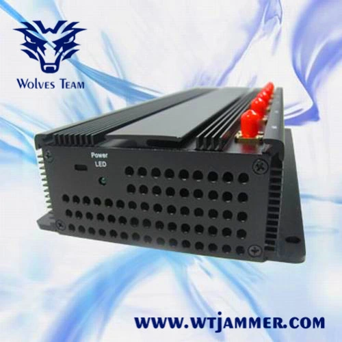 3G/4G High Power Cell Phone Jammer with 6 Powerful Antenna (4G LTE + 4G Wimax)