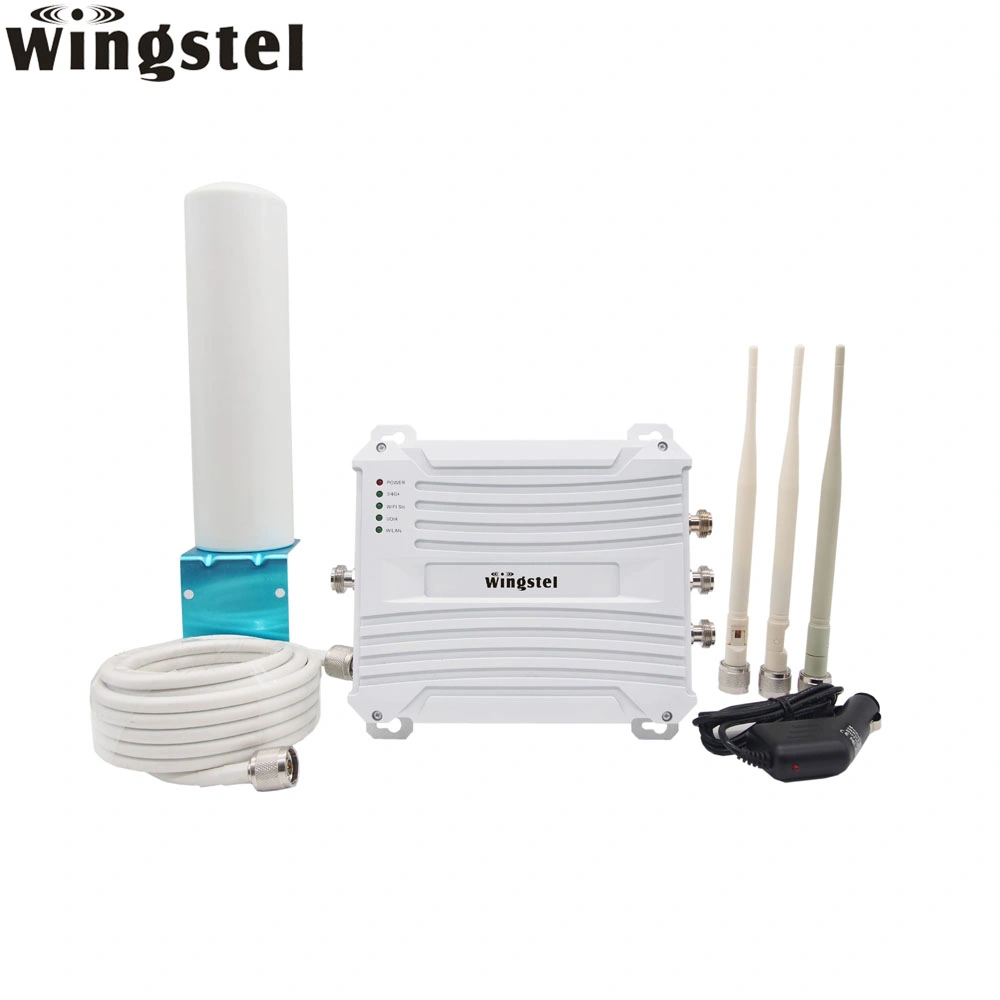 RV / Yacht Use GSM 3G Lte Wireless Extender WiFi Internet Router High Gain RF Power Amplifier with Antenna Mobile Phone Network Signal Repeater/Booster