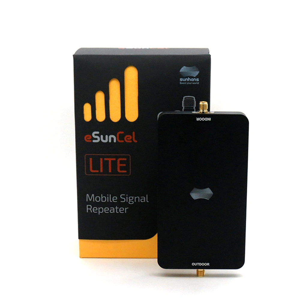 Sunhans Dual-Band Mobile Repeater Extender Egsm 900/2100MHz 2g 3G 4G Lte 15dBm Internet Cellular Signal Booster