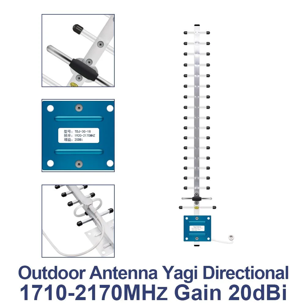 GSM Repeater 1800MHz 4G Cellular Cell Signal Amplifier Booster