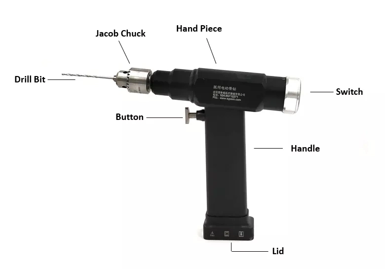 Surgical Electric Power Micro Saw Drill Surgery Multi Power Tool Orthopedic Power Oscillating Drill with Battery