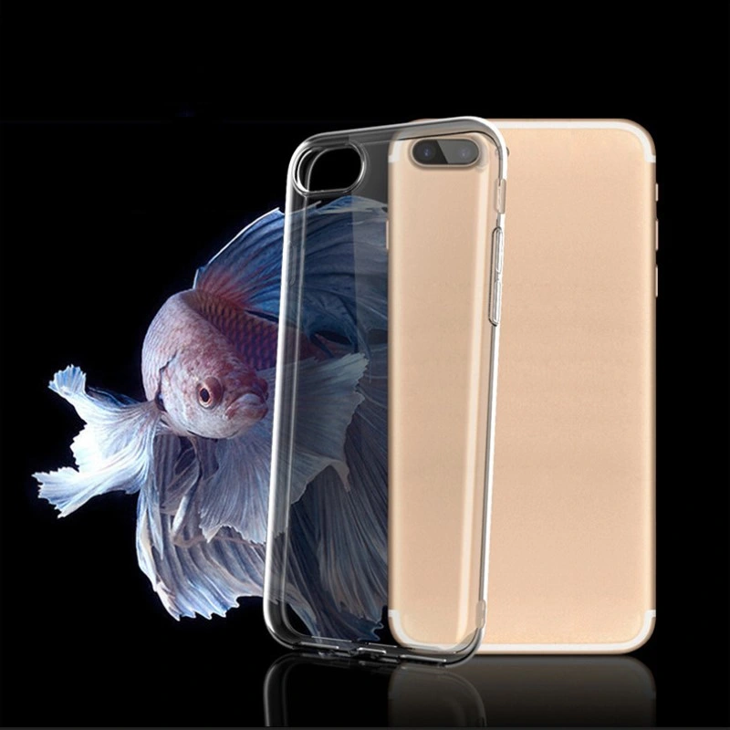Simple Transparent Phone Case Cellphone Cases Soft TPU Silicone Cellphone Accessories