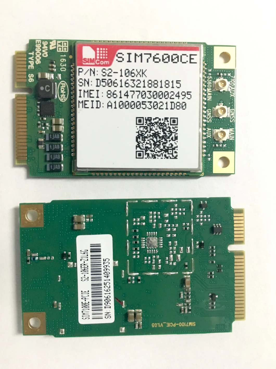 Simcom 4G Lte Module SIM7600ce Support Lte-Tdd/Lte-FDD/HSPA+ and GSM/GPRS/Edge