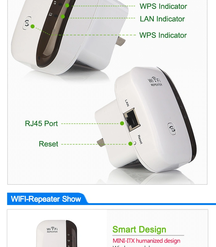 Wireless-N WiFi Repeater Signal Booster 802.11n/B/G Network WiFi Adapter
