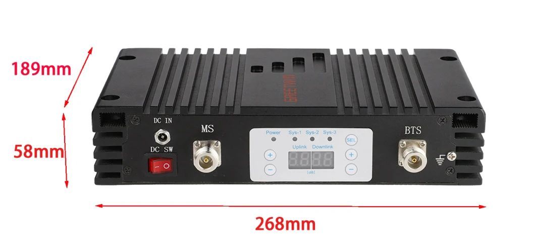 23dBm GSM900 Dcs1800/PCS1900 Dual-Band 2g 3G 4G Mobile Signal Repeater