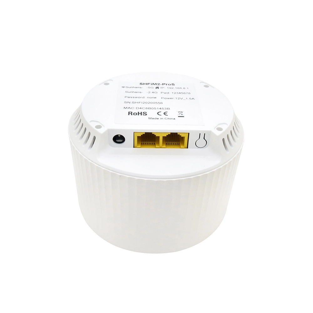 Sunhans 2.4GHz&5GHz Internet Wireless Repeater Range Extender 1200Mbps White Mesh WiFi Router for Home Signal Hptspot Share