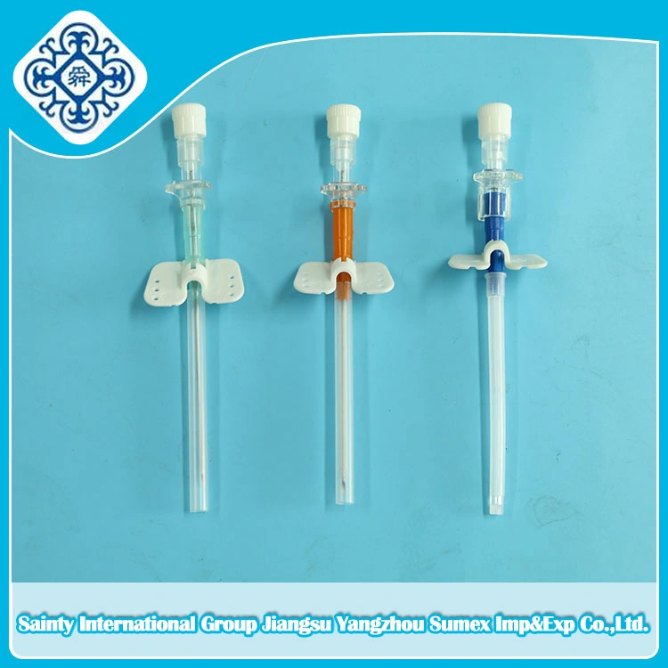 Butterfly Shaped I. V. Cannula / Catheter Without Injection Port