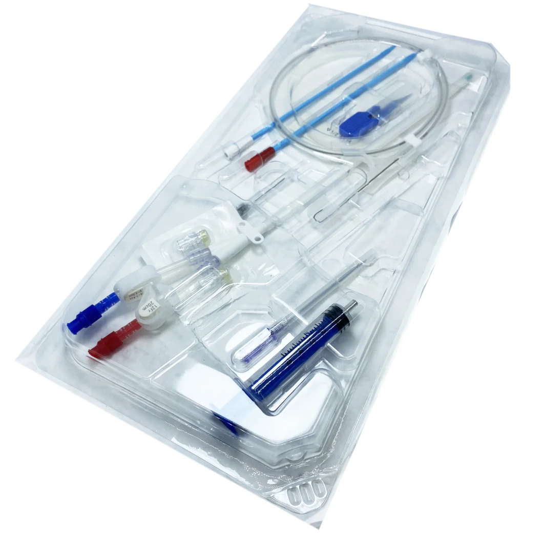 Disposable Dialysis Single Lumen Indwelling 7fr 8fr Catheter Kit Medical Repeated Usage Haemodialysis Catheter Kit