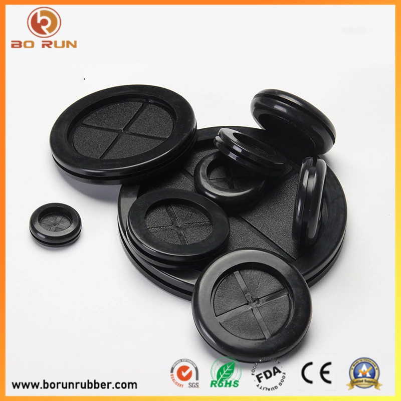 All Types of Rubber Grommet for Cable System Customized NBR Cr Nr EPDM Silicone Rubber