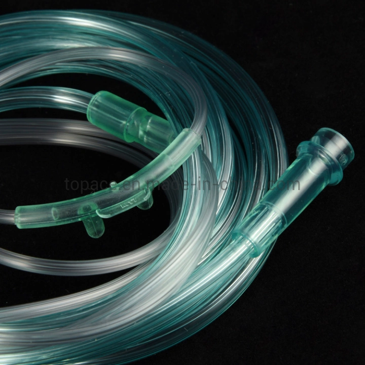 Disposable Soft PVC Nasal Oxygen Catheter