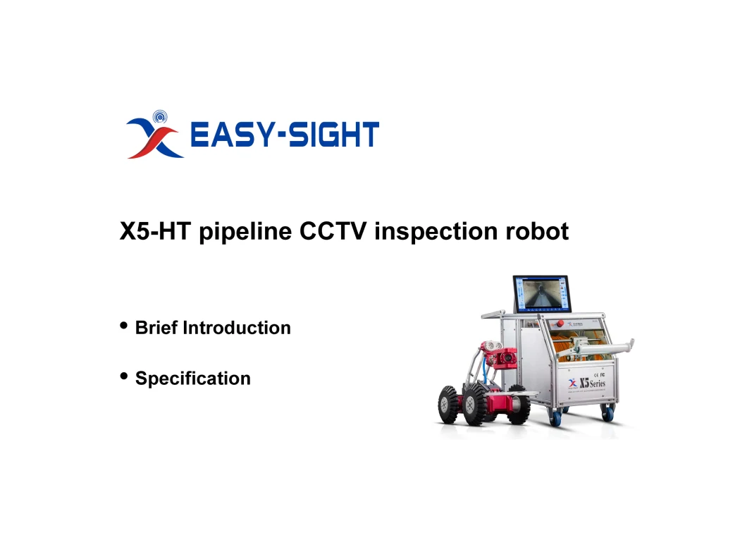 Steerable Video Inspection Tractor From China Easy Sight Brand X5-Ht