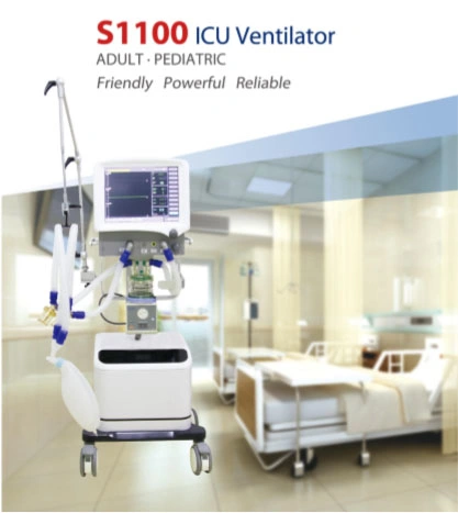 Vg70 510s S1100 R50 Hospital Medical ICU Respirator Invasive Non-Invasive Ventilators