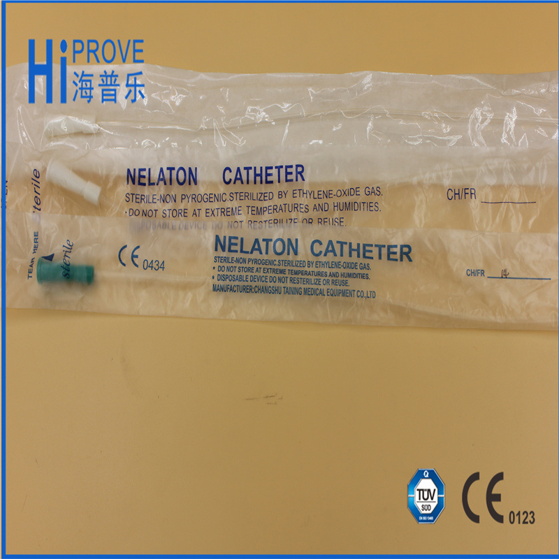 Medical Consumables PVC Silicone Nelaton Catheter for Female and Male