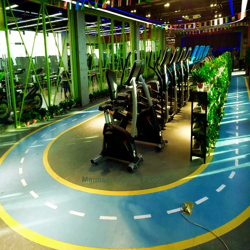 8 Color Types Rubber Gym Sports Floor Surface