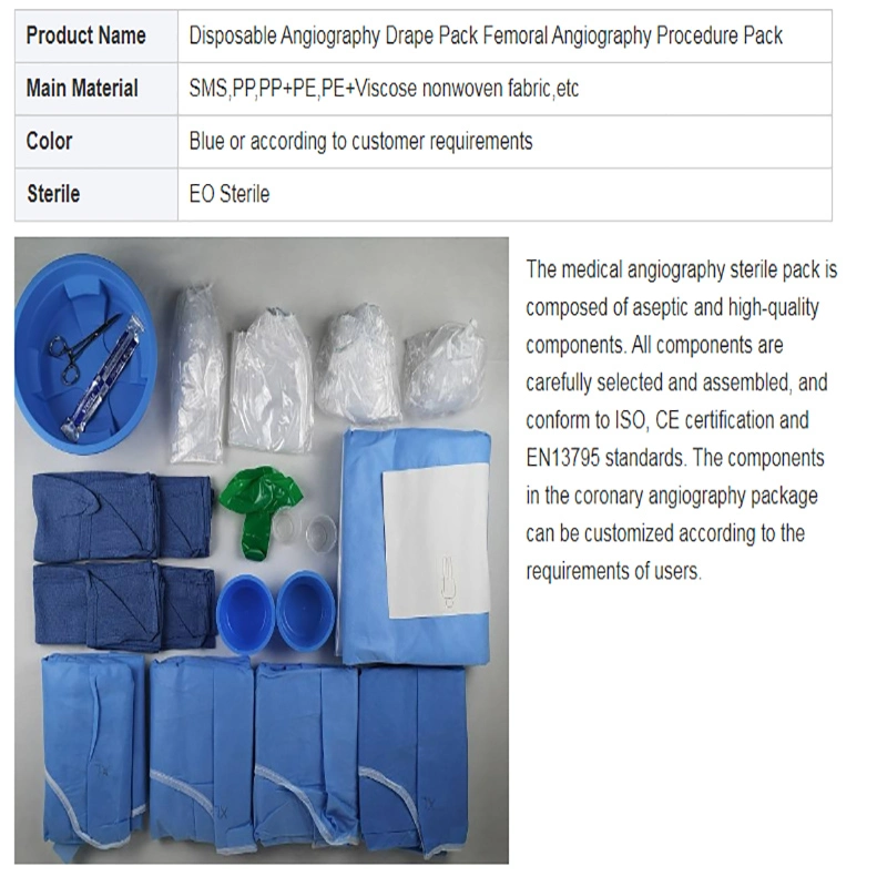 Sterile Radial Angiographic Curtain Kit SMS