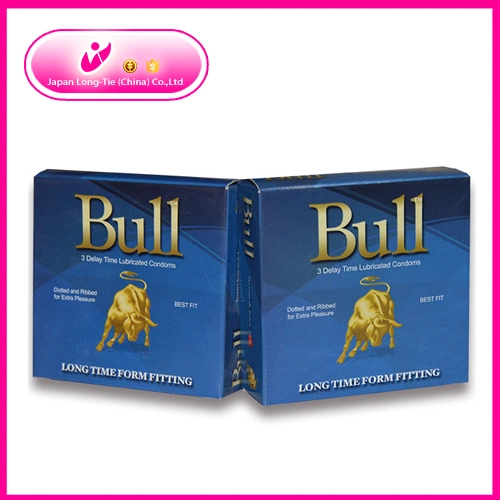 Condom Manufacturer Supply Penis Enlargement Condom with Super Lubricant Oil of Lovemaking