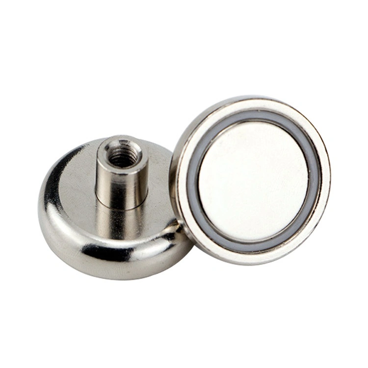 D60mm Female Screw Neodymium Magnet Pot with Internal External Thread