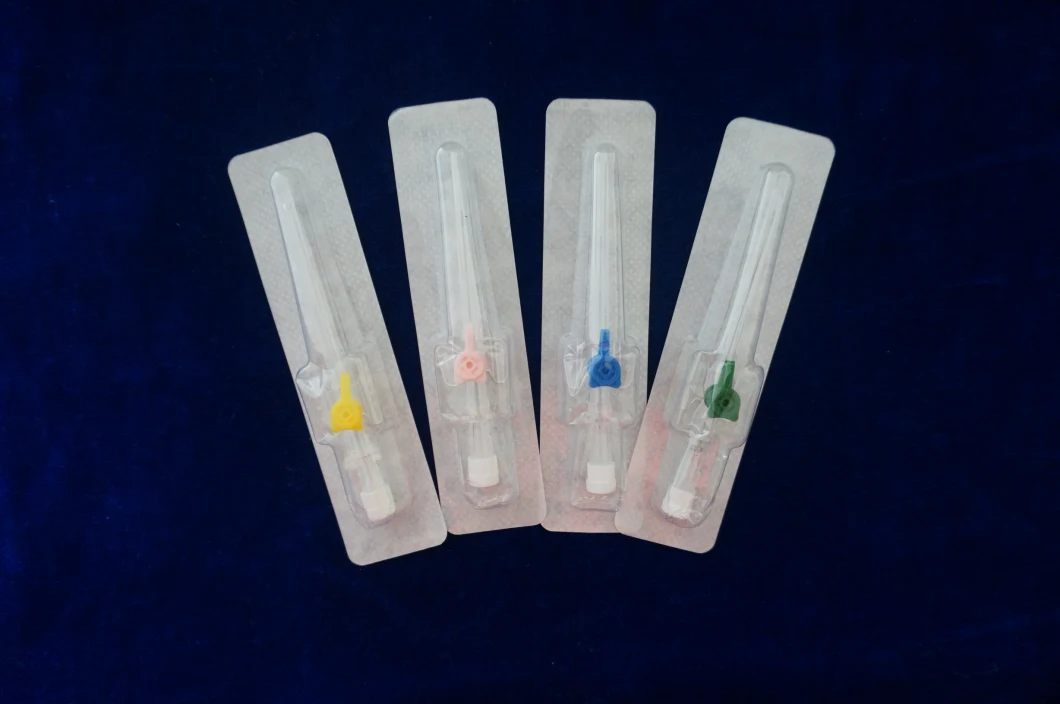 Disposable IV Cannula/Introvenous Cannula/IV Catheter with Injection Port 18g