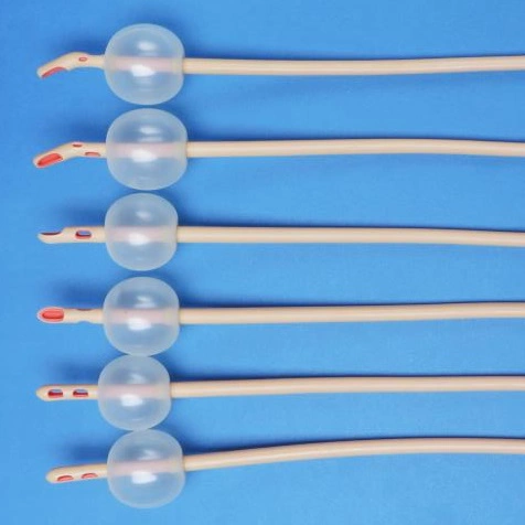 3 Way Latex Foley Catheter with Big Balloon Couvelaire Tip Reinforced