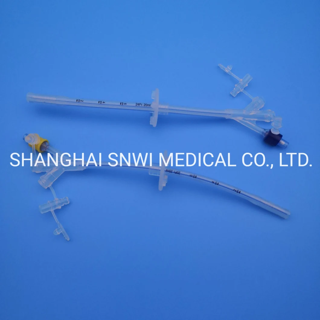 Hospital Surgical Supplies Medical Disposable Sterile Latex Foley Balloon Catheter (2 way or 3 way)
