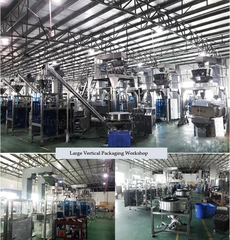 Full Automatic French Fries Packing Machine with High Accuracy Combined 10-Head Digital Weigher for Sale