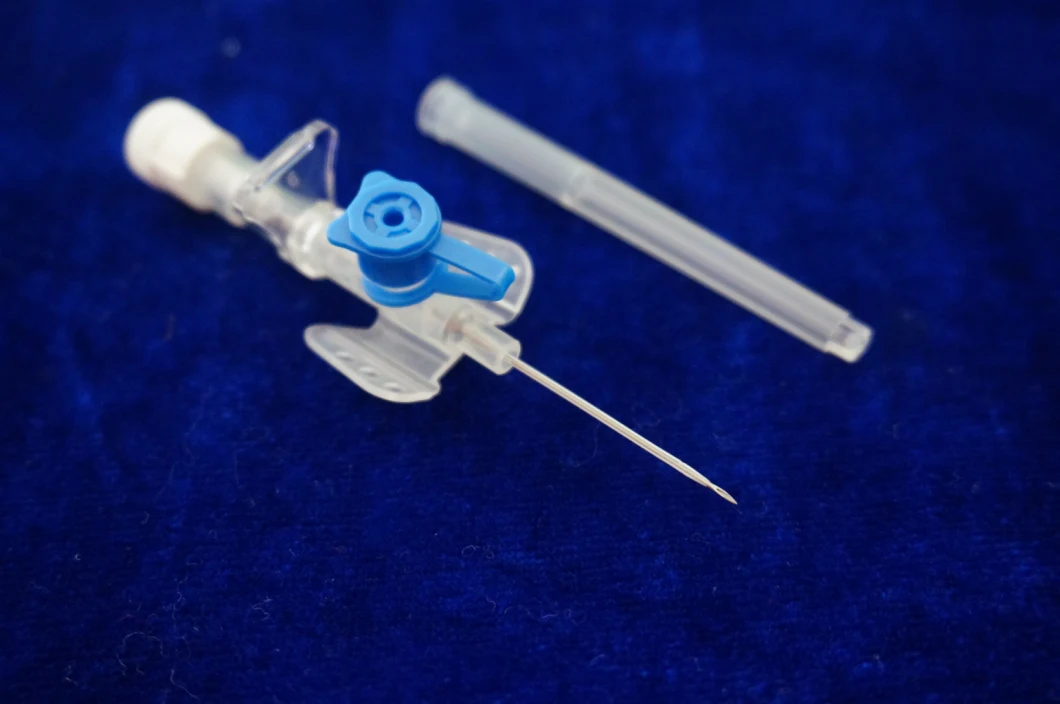 Medical Disposable Infusion Catheter Butterfly Type with Injection Port