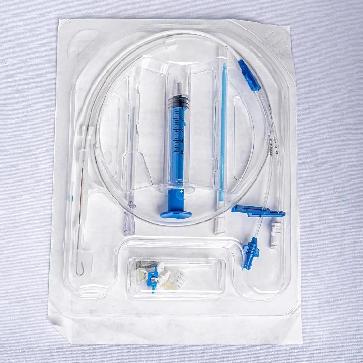 Disposable Sterile Double Lumen Central Venous Catheter CVC Kit