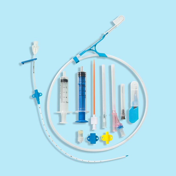 Disposable Medical CVC Single Lumen Central Venous Catheter Kit (CVC Kit)
