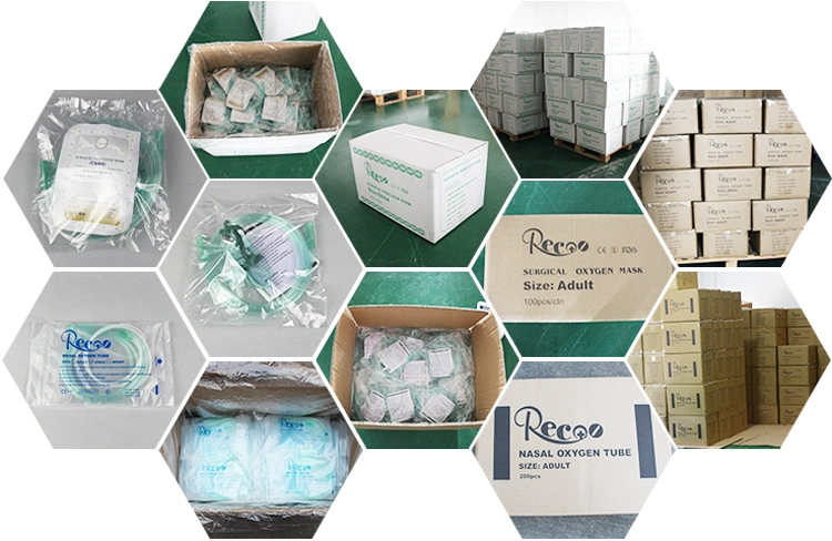 Disposable Medical Soft PVC Nasal Oxygen Cannula Oxygen Nasal Tube