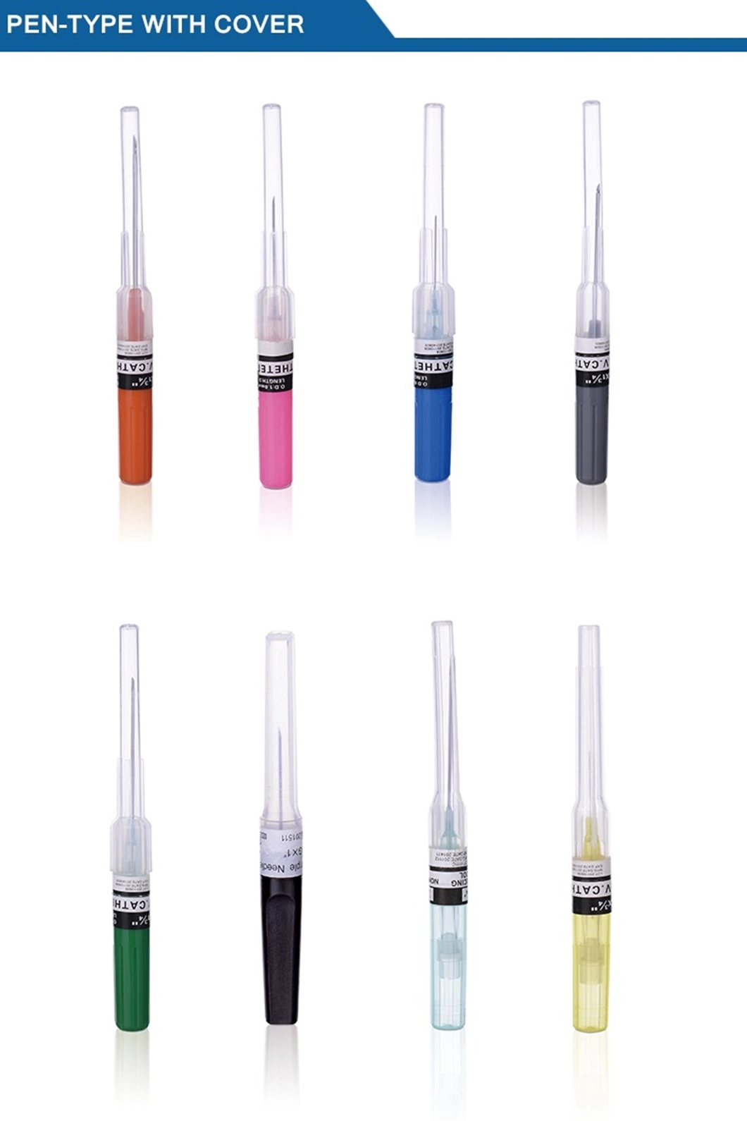 Medical Disposables Products Sterile IV Catheter Pen Type Intravenous Cannula