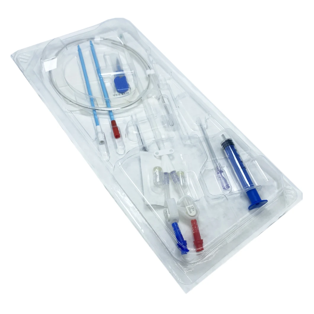 Disposable Dialysis Single Lumen Indwelling 7fr 8fr Catheter Kit Medical Repeated Usage Haemodialysis Catheter Kit