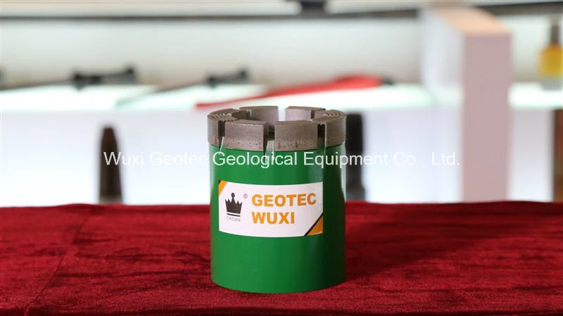Geotec Wuxi Bq Nq Hq Pq Impregnated Natural Diamond Drill Bit