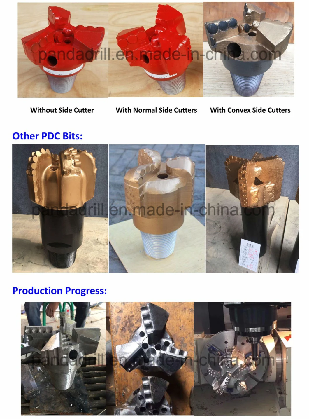 API PDC Drag Bit/ Bit for Water Well Drilling