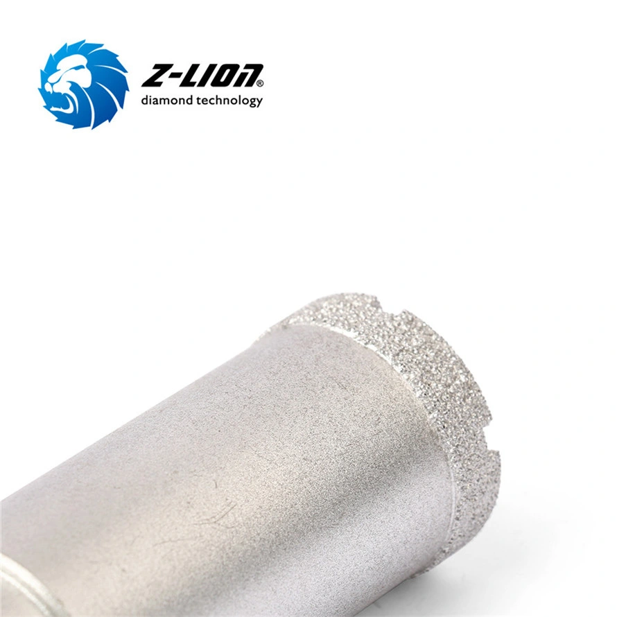 Zlion High Quality Diamond Grinding Tools Vacuum Brazed Diamond Core Drill