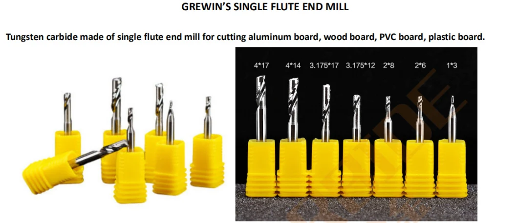 Gw Carbide-Solid Tungsten Carbide Single Flute Milling Bit