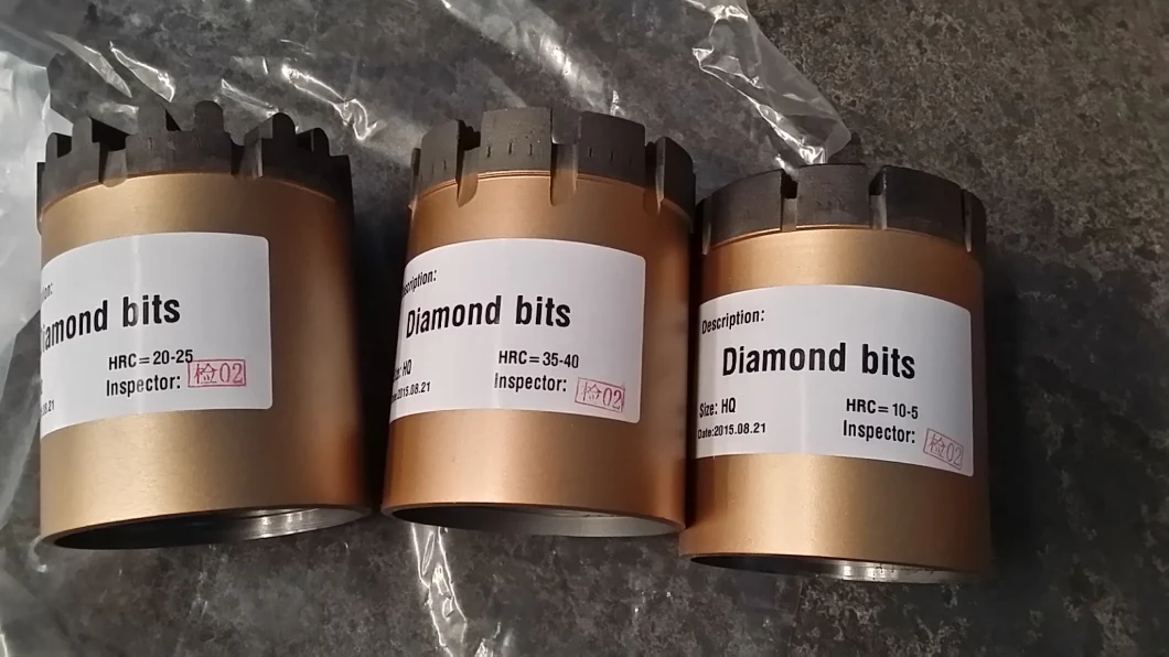 Wireline Bq Surface Set Diamond Core Drill Bit