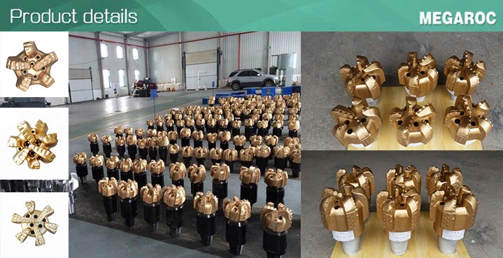 Matrix Body or Steel Body PDC Drill Bit for Oil Mining Well Drilling