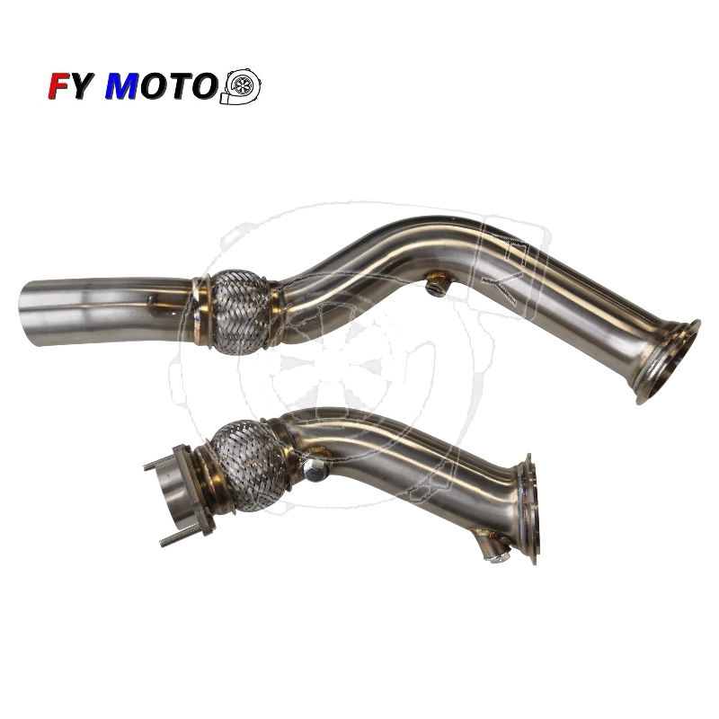 for BMW M3 F80 with Flexible Pipe Turbo Exhaust Downpipe