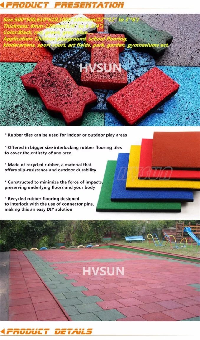 New Generation Roll of Rubber Mat with EPDM Flecks Roll Recycled Colorful Rubber Flooring