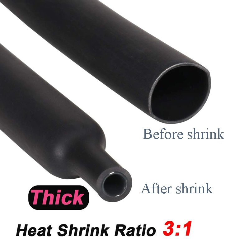 Dual Wall Heat Shrink Tubing 3: 1 Ratio Heat Activated Adhesive Glue Lined Marine Shrink Tube