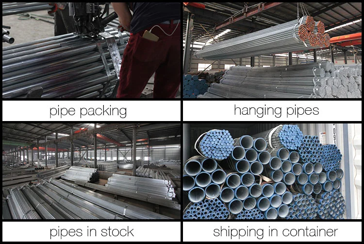 Factory Hot Sale 3 Inch 5 Inch 8 Inch Price of 1 Inch Iron Pre Gi Pipe Galvanized Pipe 2 Inch Pipe