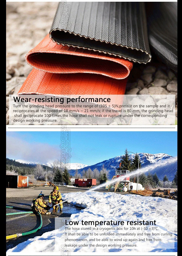 7 Inch Export-Oriented Durable Nitrile Rubber Fire Flexible Hose