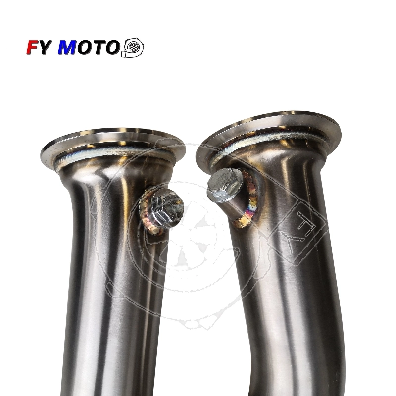 for BMW F80 F82 M3 M4 S55 with Flexible Pipe Stainless Steel Turbo Exhaust Downpipe