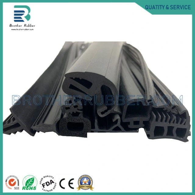 EPDM Extrusion Seal Strip Customized Seal Strip Car Rubber Protective Strip
