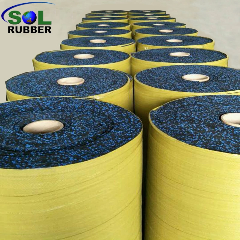 Recycled Roll Rubber Gym Rubber Flooring Mat