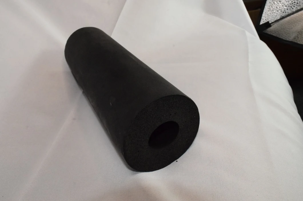Rubber-Plastic Pipe Insulation Pipe Rubber-Plastic Sponge Insulation Pipe Sound Insulation Pipe Black Insulation Pipe Insulation Cotton