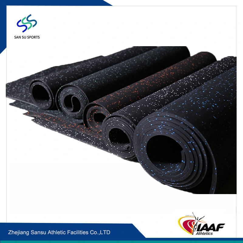 Durable Gym Rubber Flooring/Rubber Mat Roll Material